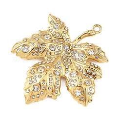 304 Stainless Steel with Rhinestone Big Pendants&nbsp;STAS-Z186-02G-01