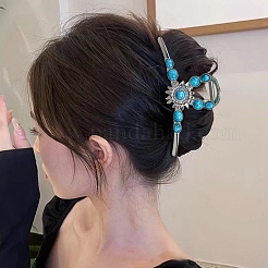 Synthetic Turquoise Claw Hair Clips&nbsp;PW-WGD274A-01