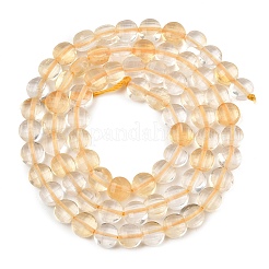 Natural Lemon Quartz(Heated) Beads Strands&nbsp;GG-NH0007-E01-01
