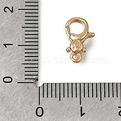 Brass Lobster Claw Clasps&nbsp;KK-CBA4292-07G