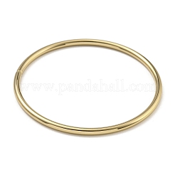 7Pcs PVD Vacuum Plating 202 Stainless Steel Plain Ring Bangle Sets&nbsp;BJEW-M317-16C-G