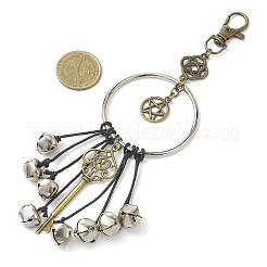 Alloy Star & Ring Pendant Decorations&nbsp;HJEW-JM02170-02