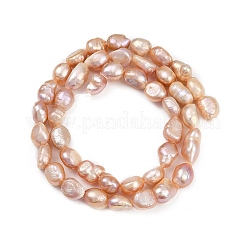 Natural Cultured Freshwater Pearl Beads Strands&nbsp;PEAR-P064-20I-01C