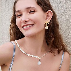 12Pcs 2 Colors Rack Plating Brass Micro Pave Clear Cubic Zirconia Charms&nbsp;KK-BC0013-62