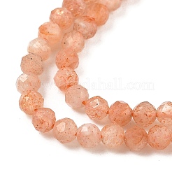 Natural Sunstone Beads Strands&nbsp;G-RM250101-B40