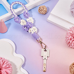 Hand-woven Flower Pendant Decorations&nbsp;KEYC-TAC0009-02KCG-03