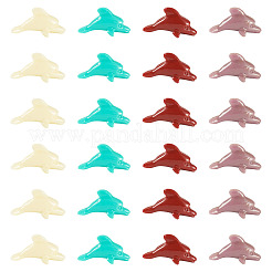 40Pcs 4 Colors Synthetic Coral Carved Beads&nbsp;CORA-TA0001-02