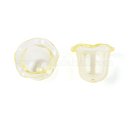 Transparent Acrylic Bead Caps&nbsp;TACR-T028-58E