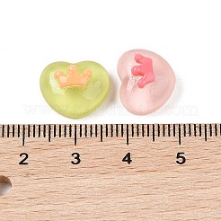 Candy Color Translucent Resin Decoden Cabochons&nbsp;RESI-S394-04C