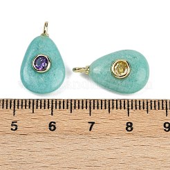 Natural Amazonite Pendants&nbsp;G-H322-01G-03