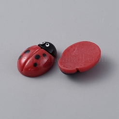 Opaque Resin Cabochons&nbsp;CRES-WH0010-048B