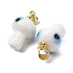 Handmade Lampwork Pendants&nbsp;LAMP-S069-06G-01