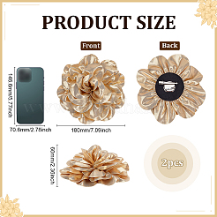 2Pcs Satin Brooches&nbsp;JEWB-FG0001-48A
