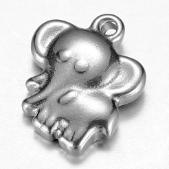 Tarnish Resistant 304 Stainless Steel Charms&nbsp;STAS-G073-06P