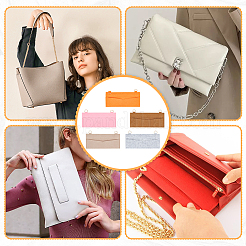 5Pcs 5 Colors Wool Felt Bag Organizer Inserts&nbsp;FIND-WR0007-29C