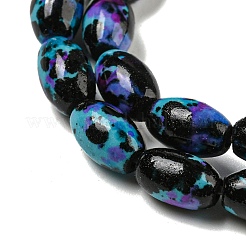 Spray Painted Synthetic Turquoise Beads Strands&nbsp;G-E617-B07-02B