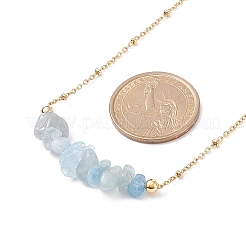 Natural Mixed Stone Chips Beaded Necklaces&nbsp;NJEW-JN03969