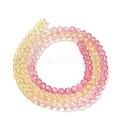 Transparent Painted Glass Beads Strands&nbsp;DGLA-A034-T3mm-A07