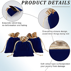 Velvet Jewelry Pouches Bags&nbsp;TP-BBC0001-09B-04