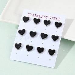 304 Stainless Steel Stud Earrings&nbsp;EJEW-I235-04P-A