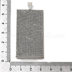 Alloy Pendant Cabochon Settings&nbsp;PALLOY-2418-AS-LF