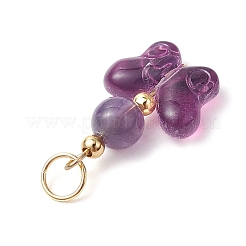 7Pcs 7 Styles Natural Rose Quartz & Amethyst & Green Aventurine & Citrine & Amazonite & Carnelian&nbsp;PALLOY-JF03461