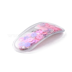 Plastic Flower Sequins Snap Hair Clip&nbsp;PHAR-A011-02