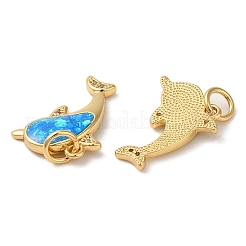 Rack Plating Brass Micro Pave Clear Cubic Zirconia Pendants&nbsp;KK-P268-15G