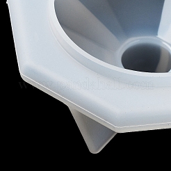 Faceted Octagon DIY Silicone Candle Cup Molds&nbsp;DIY-P078-07