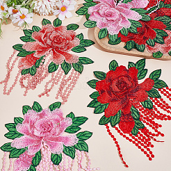 6Pcs 3 Styles Computerized Embroidery Cloth Sew on Patches&nbsp;DIY-GF0013-59