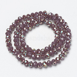 Electroplate Glass Beads Strands&nbsp;EGLA-A034-J6mm-J
