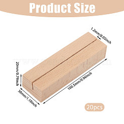 Beech Word Card Holders&nbsp;AJEW-WH0709-306