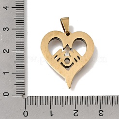 Mother's Day 201 Stainless Steel Pendants&nbsp;SA-CBA5D64-01G