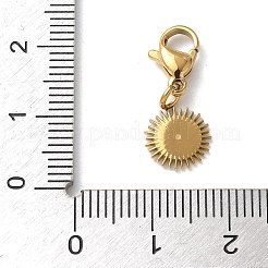 Sun 304 Stainless Steel Pendant Decorations&nbsp;STAS-G352-06G