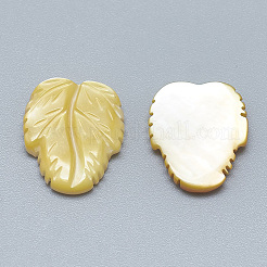Yellow Shell Cabochons&nbsp;SSHEL-S260-103A