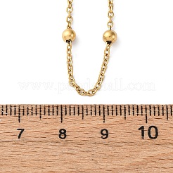 304 Stainless Steel Satellite Chains Necklaces for Women&nbsp;NJEW-M107-05A-G