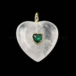 Natural Quartz Crystal Pendants&nbsp;X-G-C274-04I