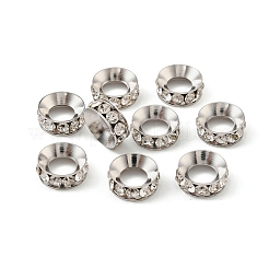 Brass Rhinestone Spacer Beads&nbsp;RSB094-1