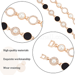 AHADEMAKER 4Pcs 2 Style Alloy Decorative Shoe Chains&nbsp;FIND-GA0002-41