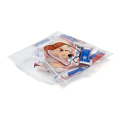 Rectangle Plastic Zip Top Candy Bag&nbsp;OPP-M004-02A