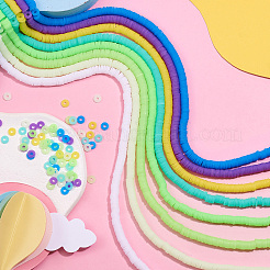 8 Strands Imitation Jelly Handmade Polymer Clay Beads Strands&nbsp;CLAY-TA0001-47B