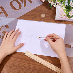 Silicone NO PARKING FIRE LANE Stencil&nbsp;DIY-WH0622-686