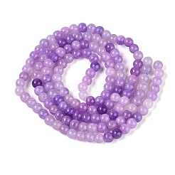 Ombre Effect Dyed Crackle Glass Beads Strands&nbsp;GLAA-Q106-01A-B06
