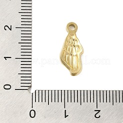 304 Stainless Steel Pendants&nbsp;STAS-U023-17G