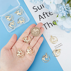 10Pcs Brass Pendants&nbsp;KK-GO0001-24