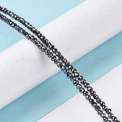 Electroplate Non-magnetic Synthetic Hematite Beads Strands&nbsp;G-L487-B-15