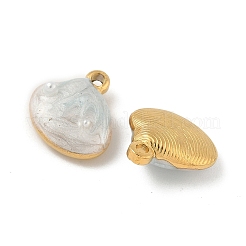 304 Stainless Steel Enamel Pendants&nbsp;STAS-U057-11G-A