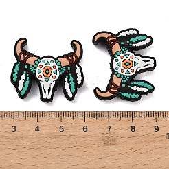 West Cowboy Theme Food Grade Eco-Friendly Silicone Beads&nbsp;SIL-T058-04A