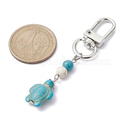Synthetic Turquoise Pendant Decoration&nbsp;HJEW-JM01421