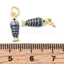 Brass Micro Pave Cubic Zirconia Pendants&nbsp;KK-Z147-03G-01